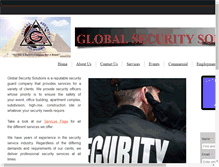 Tablet Screenshot of globalsecuritysolutionsllc.com